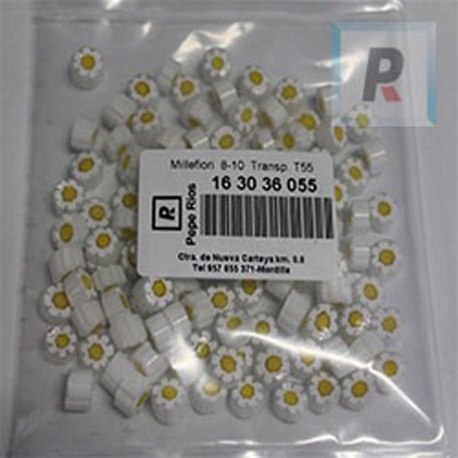 Millefiori 8-10 Transparente T55 100gr