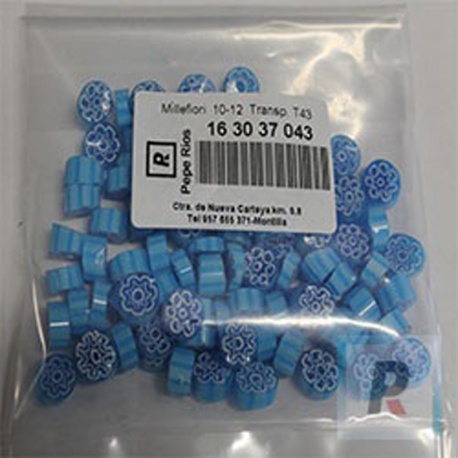 Millefiori 10-12 Transparent. T82