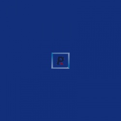 STAR PLAQUE GLASS INTENSE COBALT BLUE 805