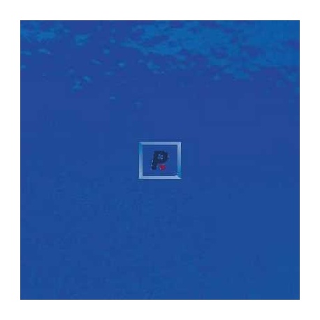 T-158 Plaque Azul 40x30cm