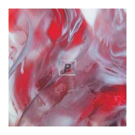 V-108 Rojo Veteado Translucido 40x30cm