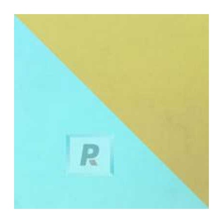 D452 Copper Blue Dichroic 48cm