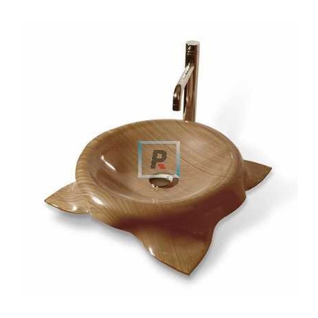 PR09 Brown Glass Basin 45x45x11