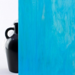 Vidrio Mondoglass Opalescente celeste 39x24cm