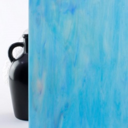 Vidrio Mondoglass Opalescente Azul Medio 39x24cm