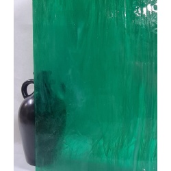 Mondoglass Opal Blueish Green Glass 39x24cm
