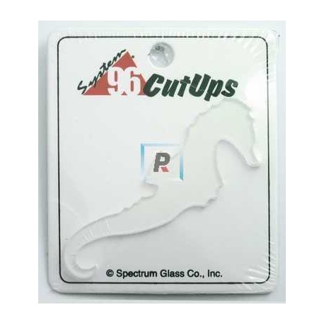 Clear Irid Seahorse CutUps