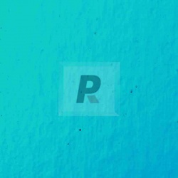 Hoja Azul Celeste Oscuro 036 50x32.5cm