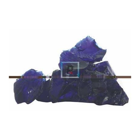 Transparent Cobalt Blue Block