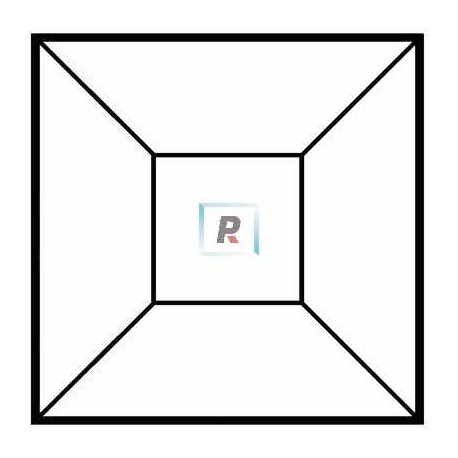 Square Bevel 76,2x76,2mm