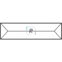 Pencil Bevel 25,4 x 203,2mm