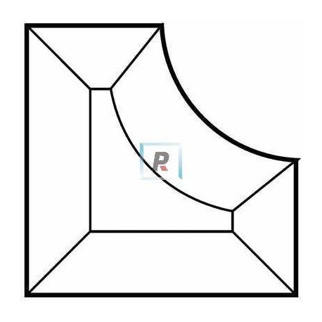 Corner Bevel 50,8x50,8x25,4mm