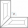 Corner Bevel 101,6x101,6x38mm