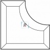Corner Bevel 101,6x101,6x50mm
