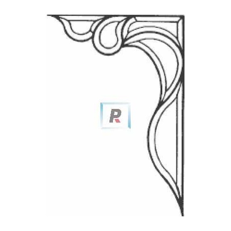 Corner Bevel 273x393mm