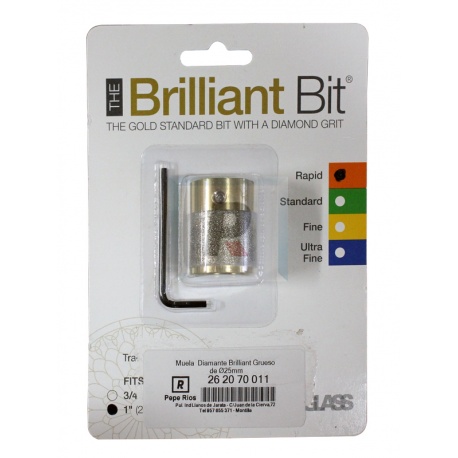 Muela Diamante Brilliant Grueso de Ø25mm