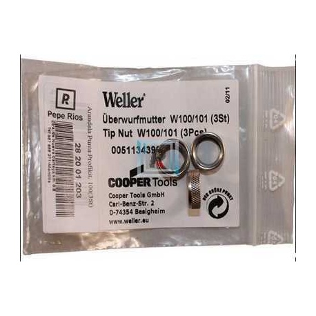 Tuerca Punta Profikit 100 (Juego de 3 piezas)