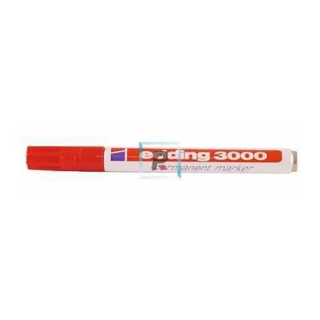 Edding 3000 red permanent marker