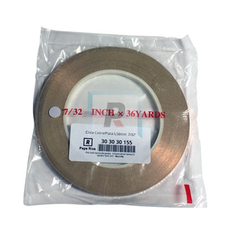 Copper foil silver back 5.56 7/32"