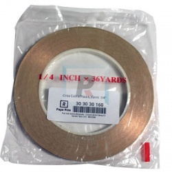 Cinta Cobre/Plata 6,35mm 1/4"