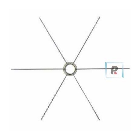 Araña estañada 6 Brazos de 380mm E-14