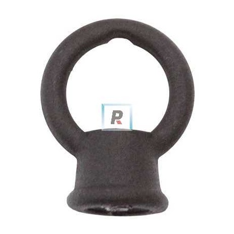 Asa Pintada Marron Redonda de 15mm