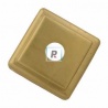Brass Lampcap square Small 69mm.