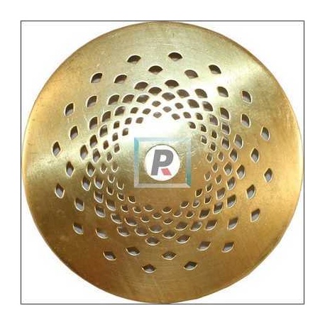 Vented Brass Vase Cup Round 100mm