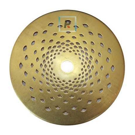 Vented Brass Vase Cup Round 127mm