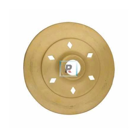 Vented Brass Vase Cap round Ø60mm.