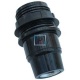 Portalamparas Baquelita media rosca E-14 Negro