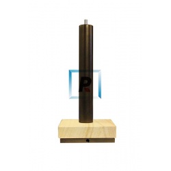 Pie redondo cuero de hierro y piedra de 285mm