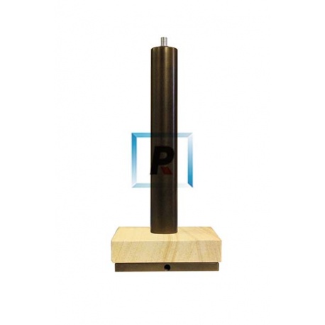 Pie redondo cuero de hierro y piedra de 285mm