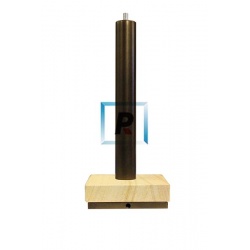 Pie redondo cuero de hierro y piedra de 335mm