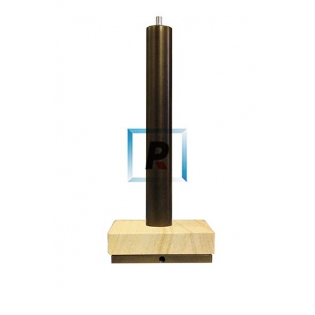 Pie redondo cuero de hierro y piedra de 335mm