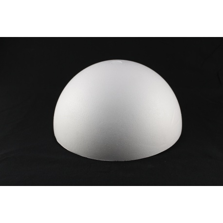 Molde Porexpan blanco media esfera Ø29cm