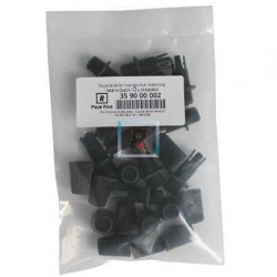 Sujetacable manguera redonda negro (pack 12 unidades)