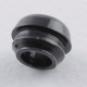 Pasacable de plastico Negro Ø 8mm (Pack 24uds)