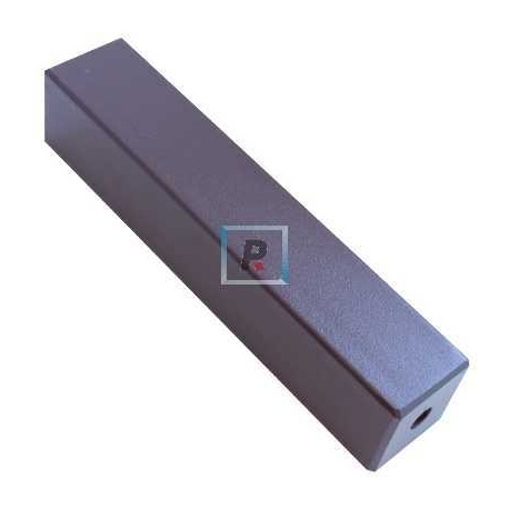 Columna hierro cuadrada marrón de 40x40x290mm