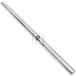 Round polished steel column 20x400mm