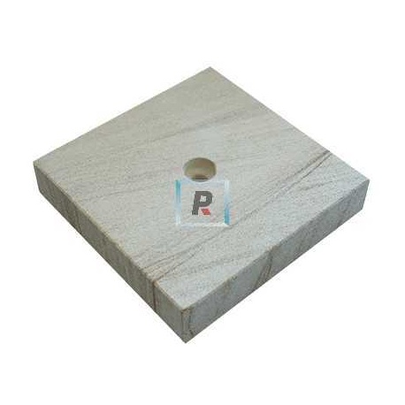 Base piedra arenisca de 150x150x30mm
