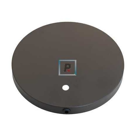 Round iron base 183mm 183x textured brown