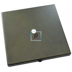 Base hierro cuadrada cuero de 140x140x12