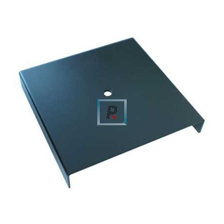 Base hierro cuadrada negro de 180x180x30