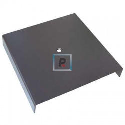 Base hierro cuadrada marron de 180x180x30