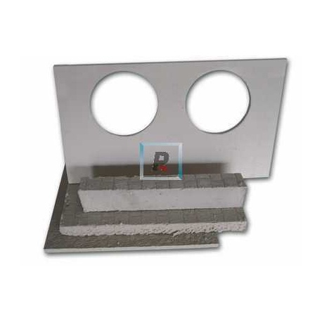 Placa Fibra Board 1000x1000x5 1260ºC