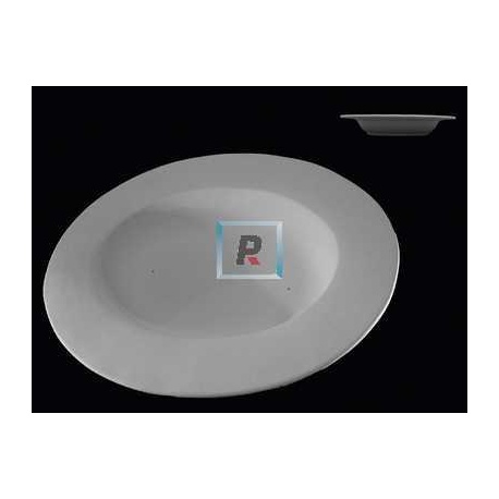 Deep oval plate mold 42x34cm.
