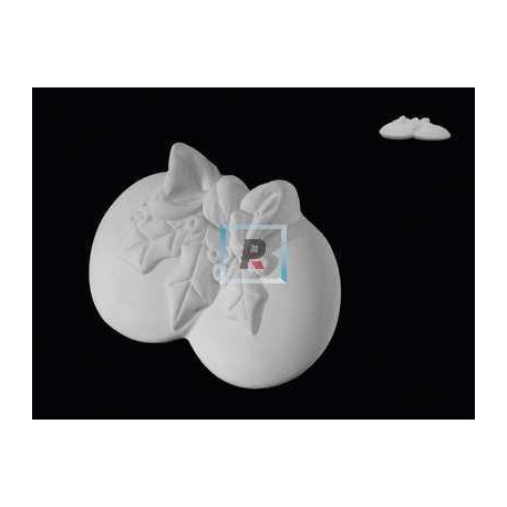 Molde forma decor. 10x6cm. Muerdago