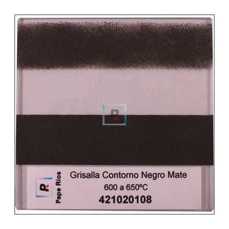 Grisalla Contorno Negro Mate 100 gr.