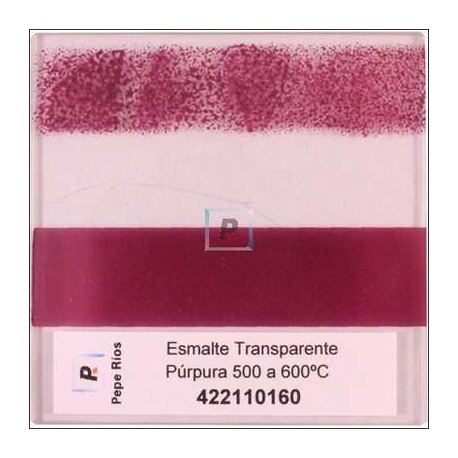 Esmalte Transparente Purpura 550ºC 100 gr.